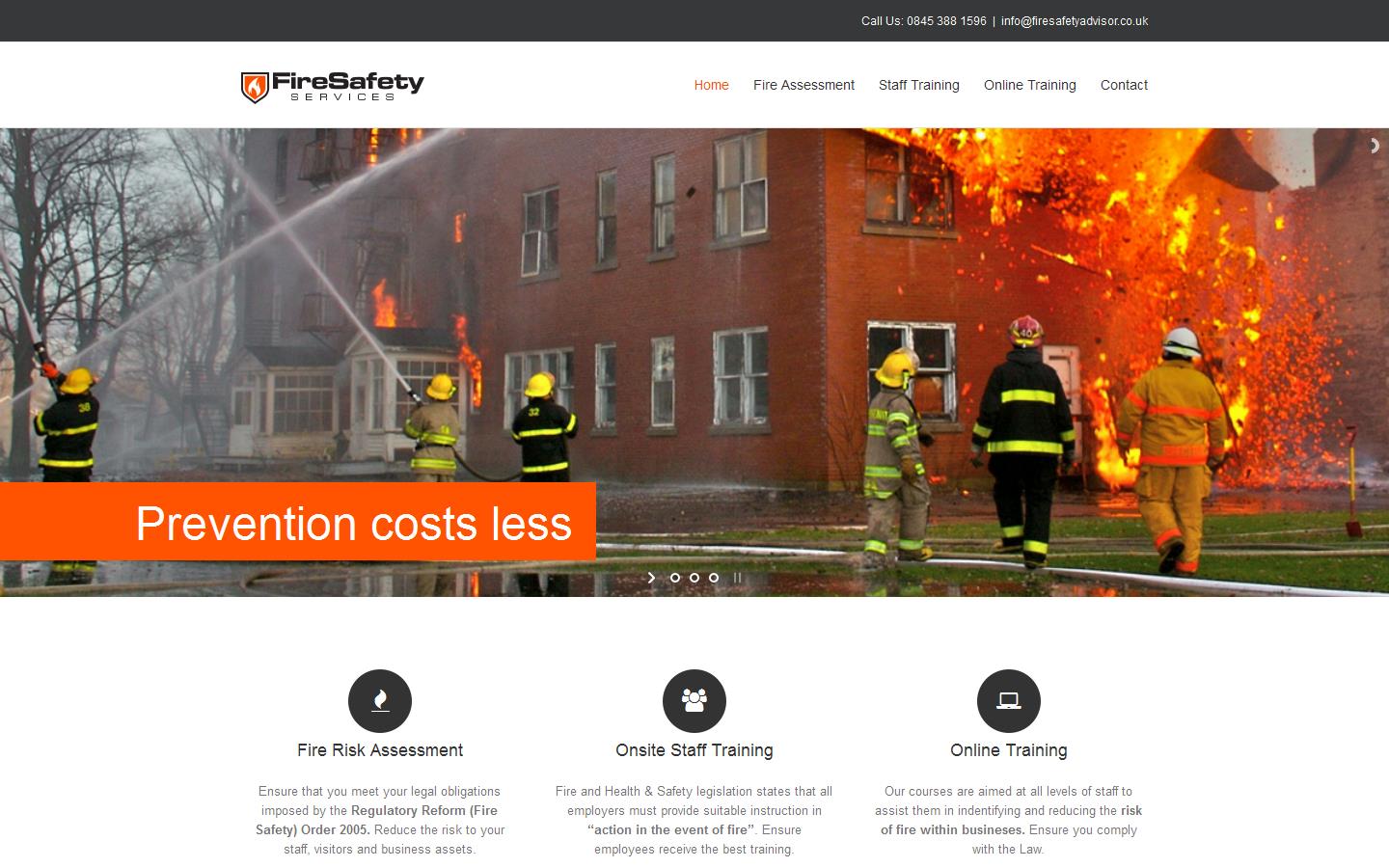 Fire Safety Services Ltd Website