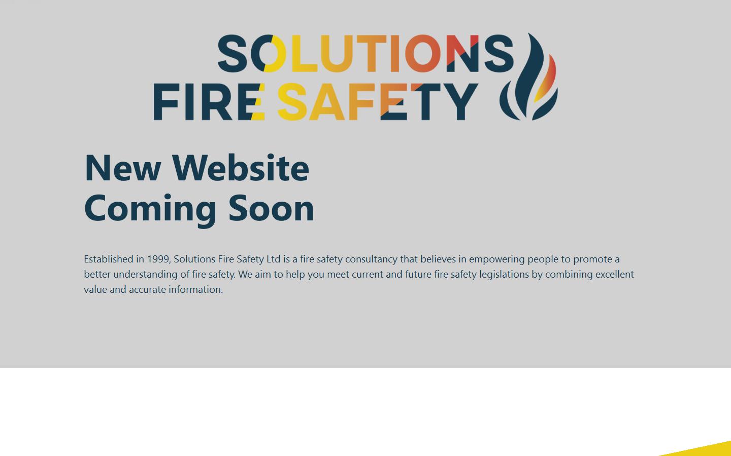 Solutions Fire Safety Ltd Website