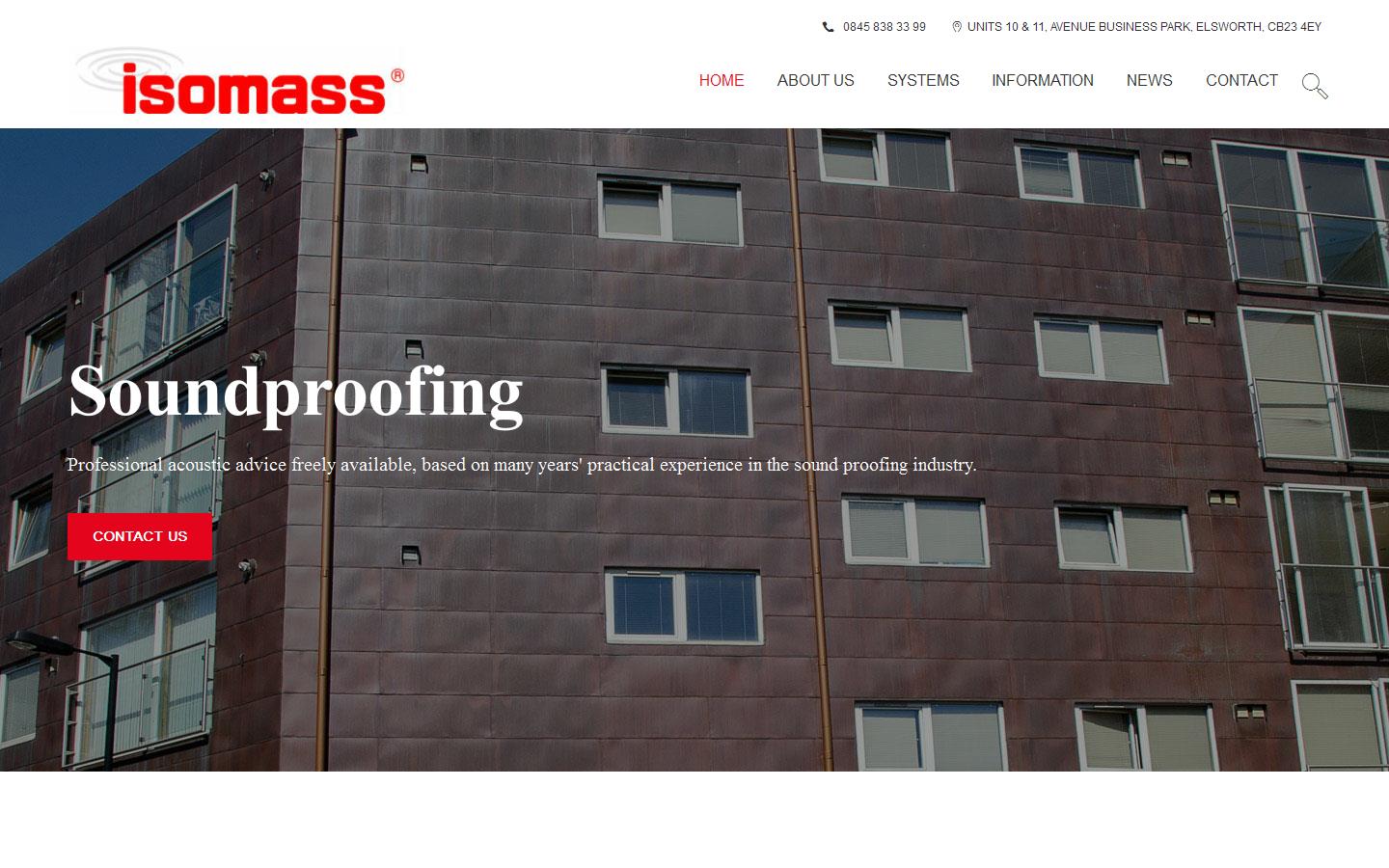 Isomass Building Solutions Website