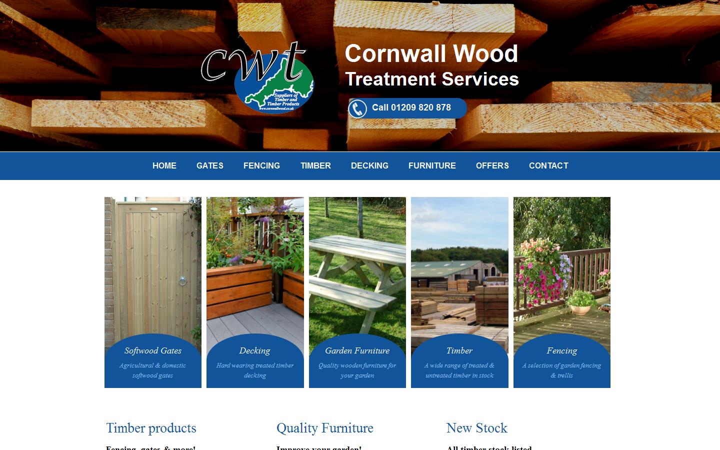 Cornwall Wood Treatment Services Ltd Website