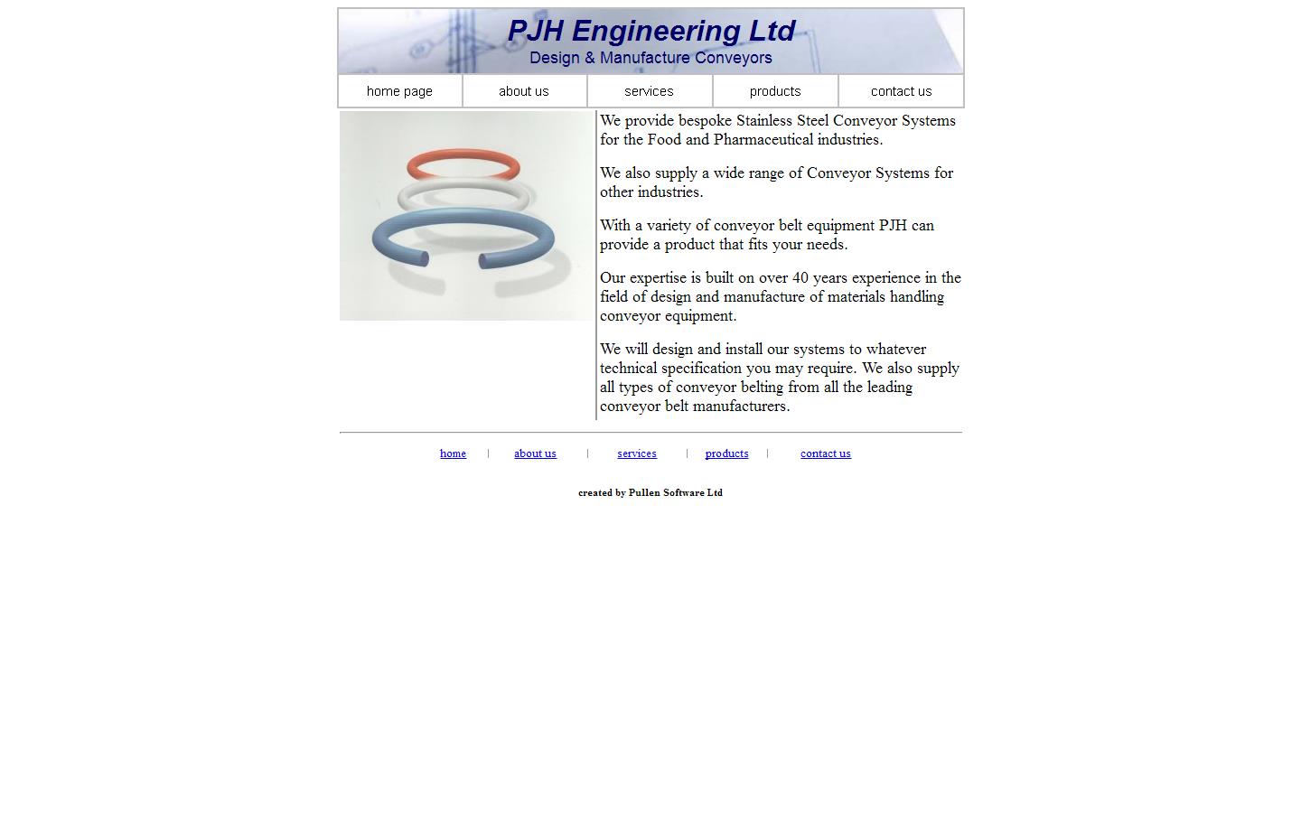 P J H Engineering Ltd Website
