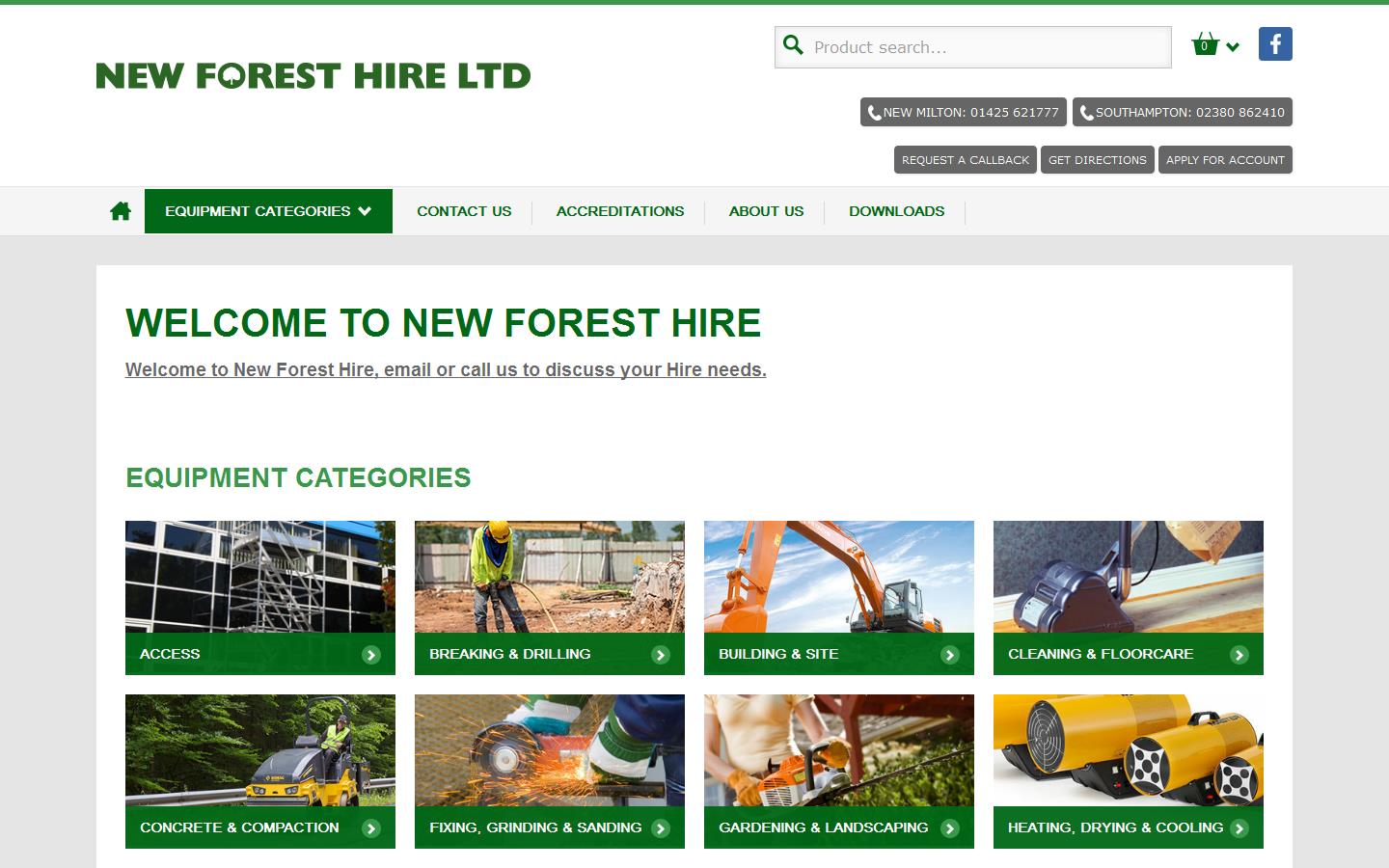 New Forest Hire Website