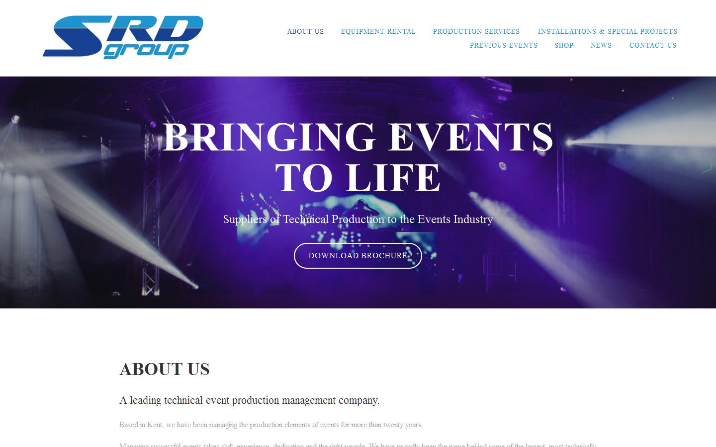 S R D Group Website