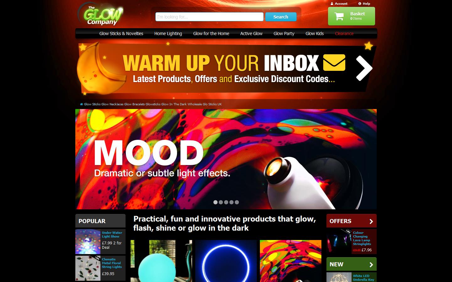 The Glow Company UK Website