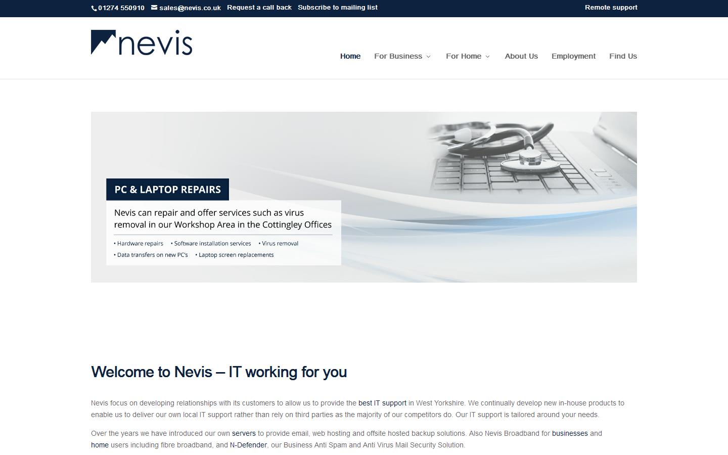 Nevis Website
