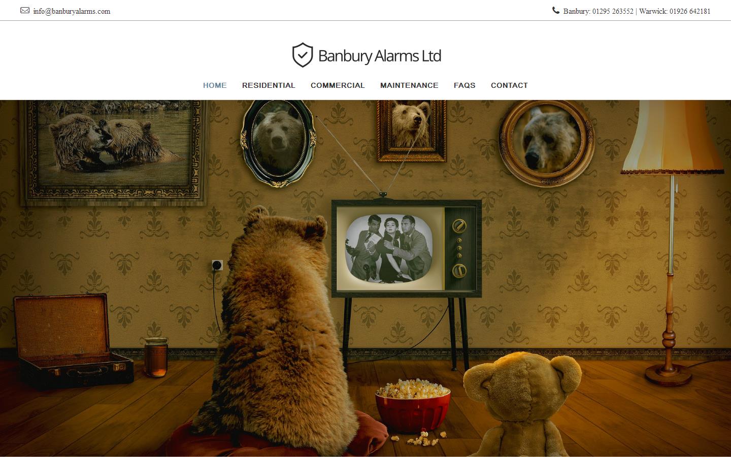 Banbury Alarms Ltd Website