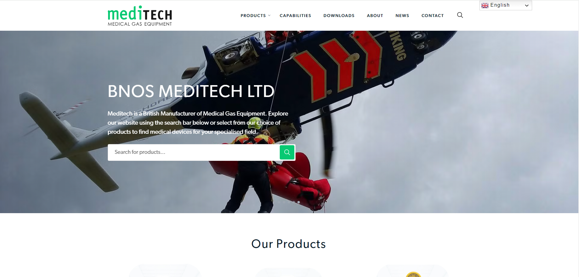 BNOS Meditech Website