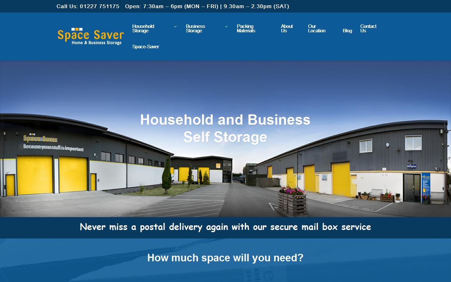 Space Saver Storage Website