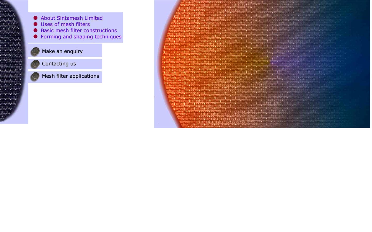 Sintamesh Ltd Website