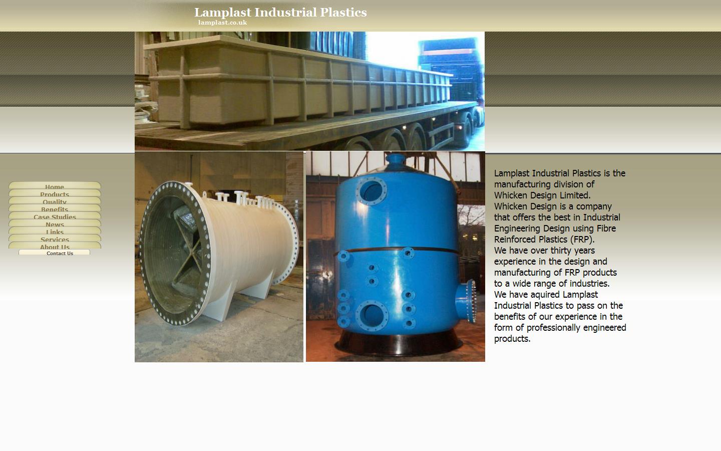Lamplast Industrial Plastics Website