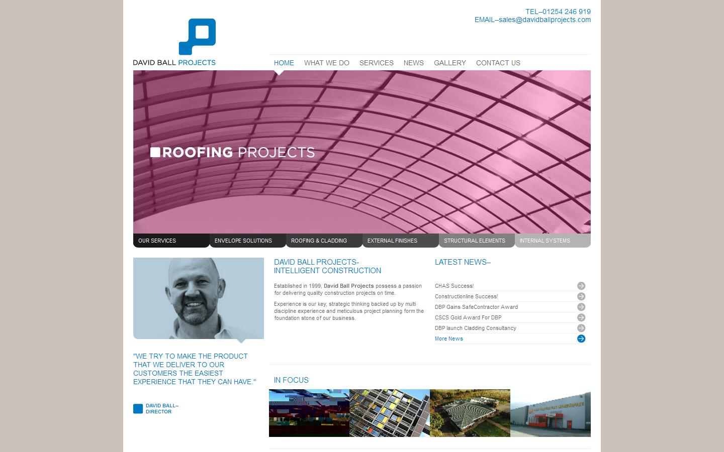 David Ball Projects Website