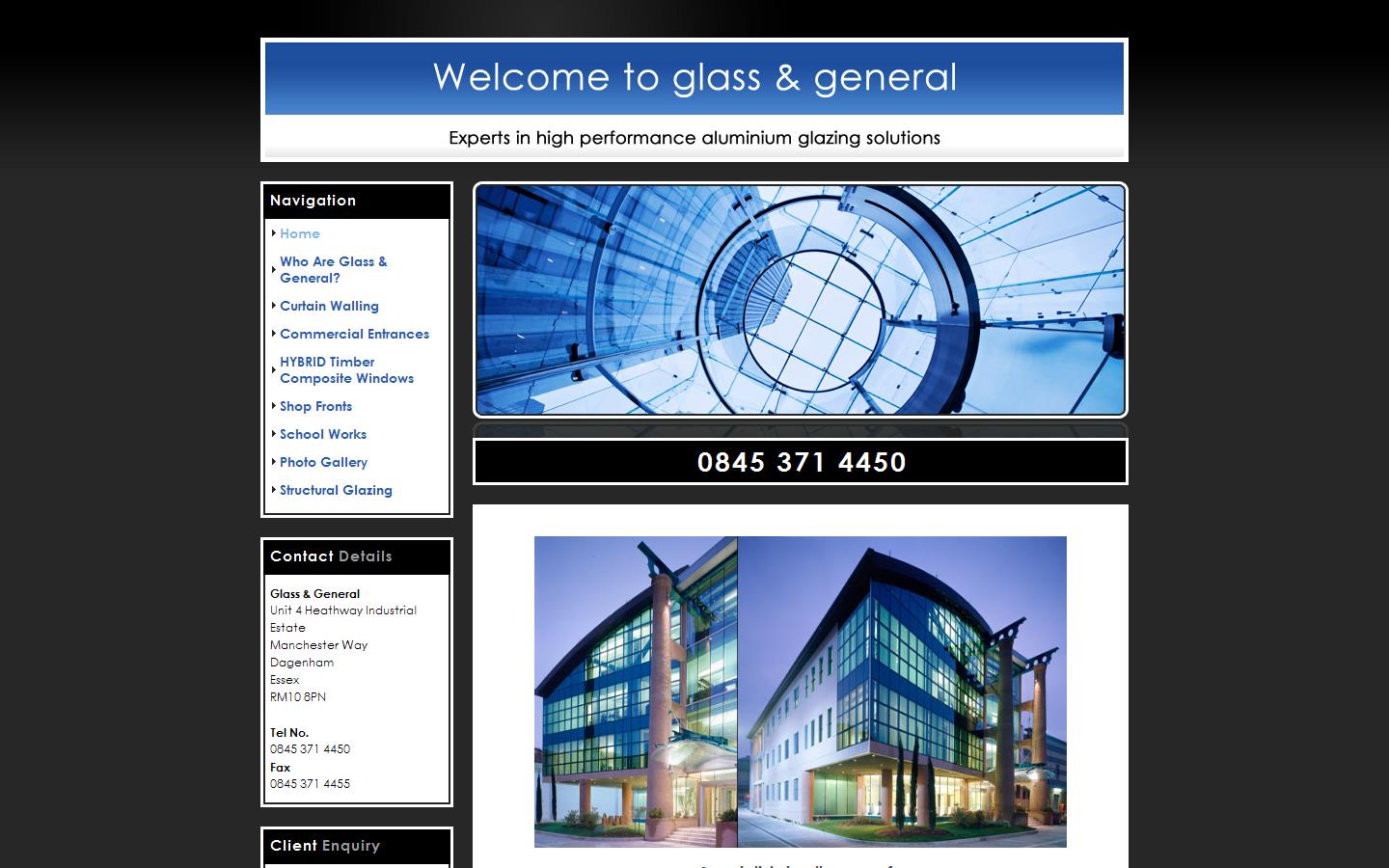 Glass & General Website