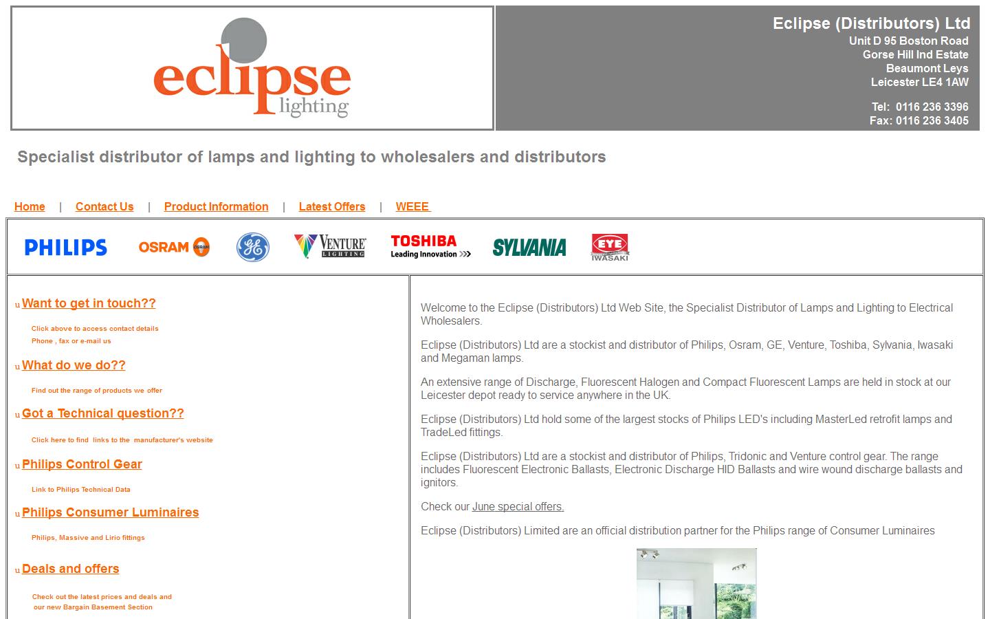 Eclipse Lighting Website