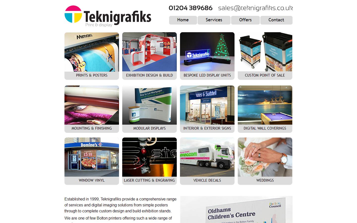 Teknigrafiks Website