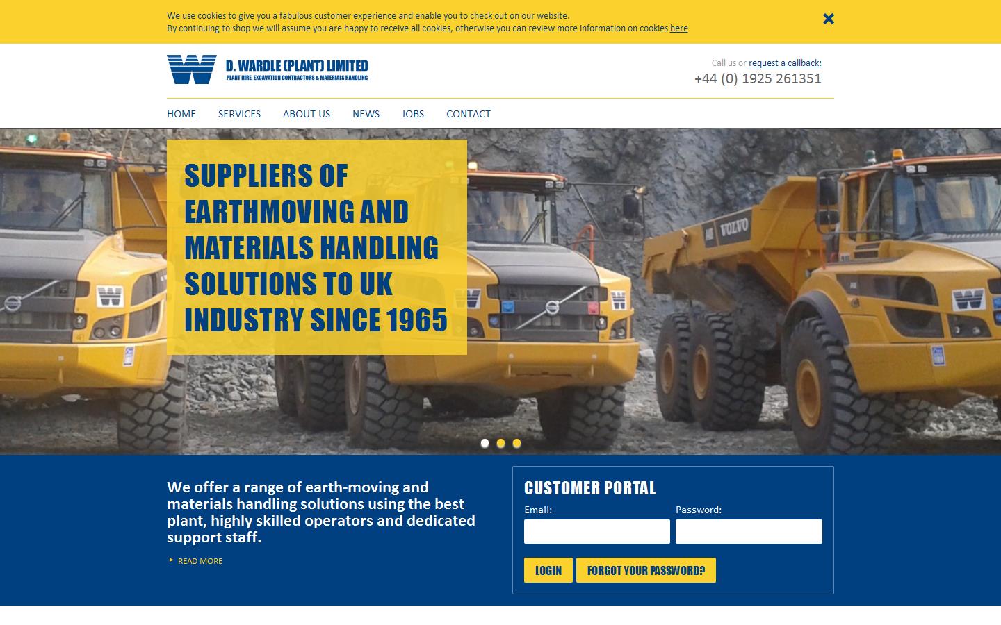 D Wardle Plant Ltd Website