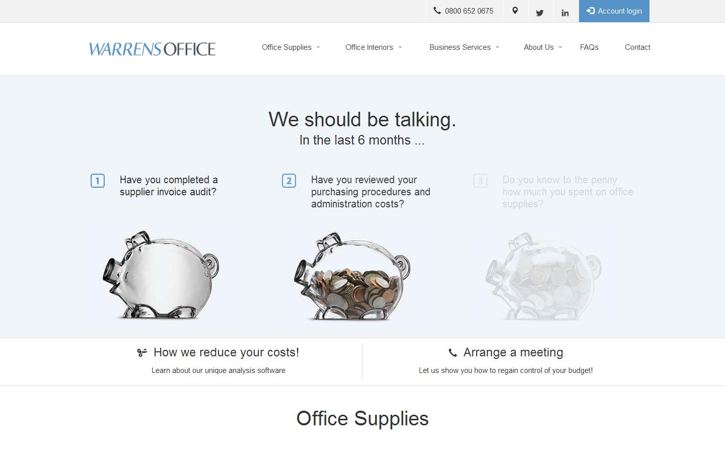 Warrens Office Website