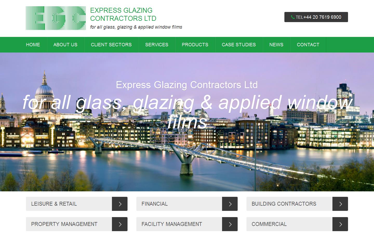 Express Glazing Contractors Ltd Website