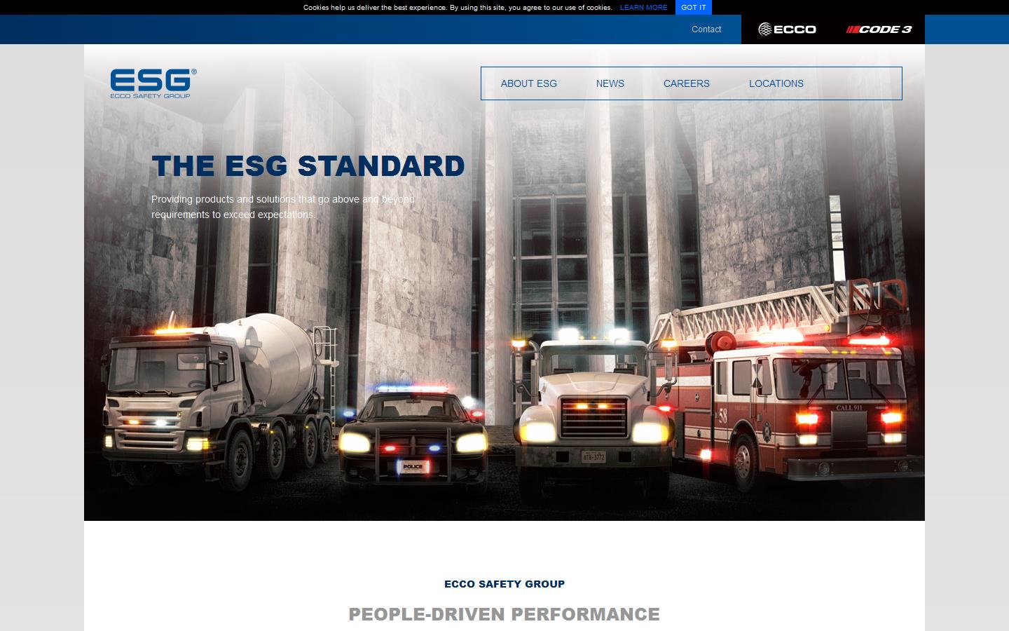 Ecco Safety Group Website