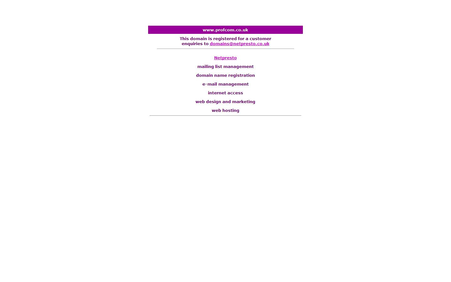 P C S Professional Computer Services Ltd Website