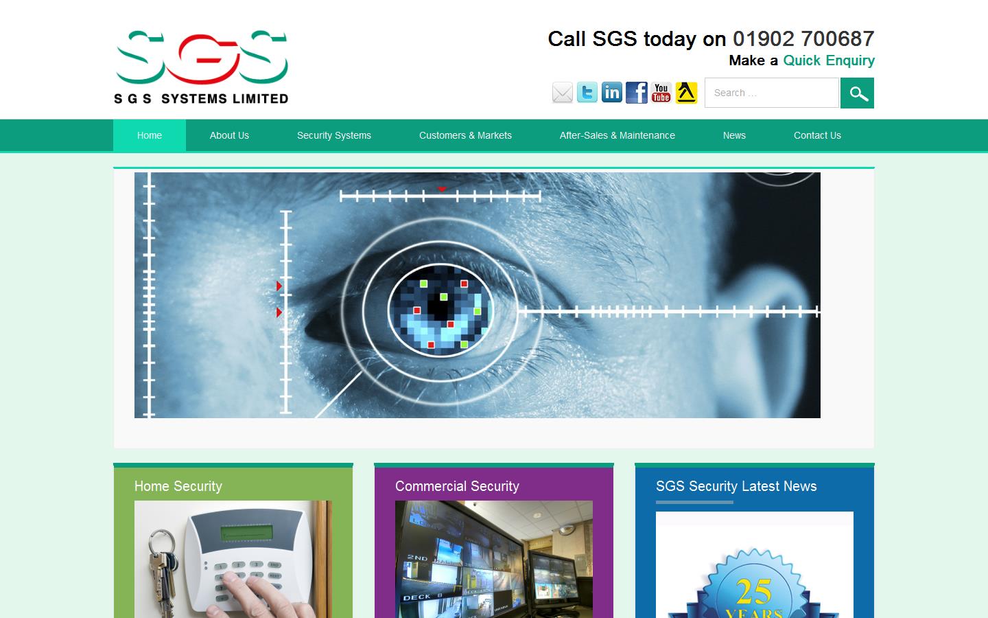 S G S Systems Ltd Website