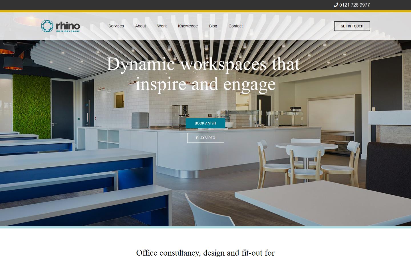 Rhino Interiors Website