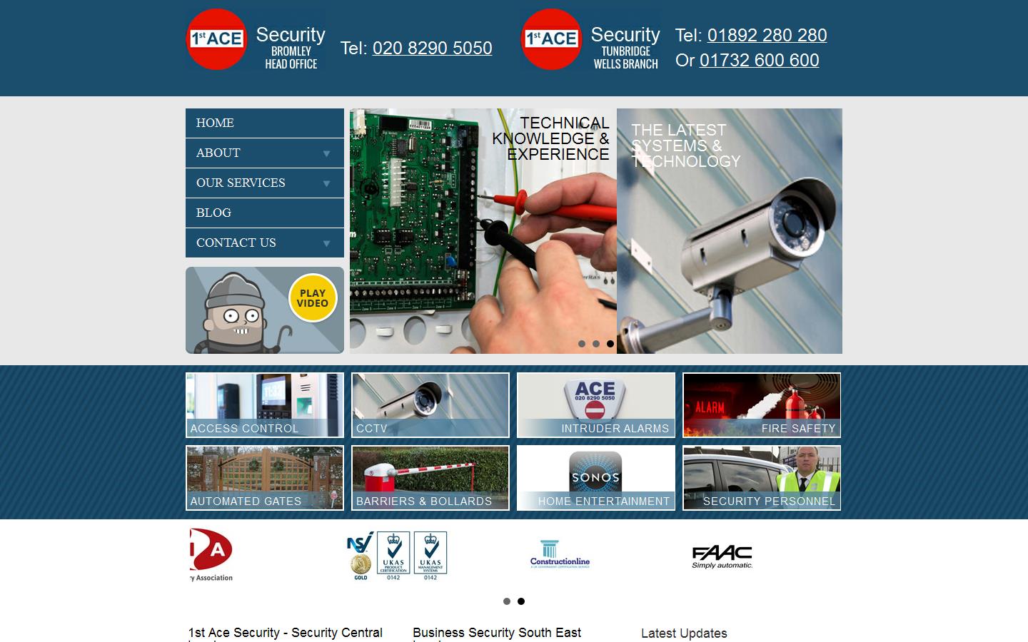 1st Ace Security Website