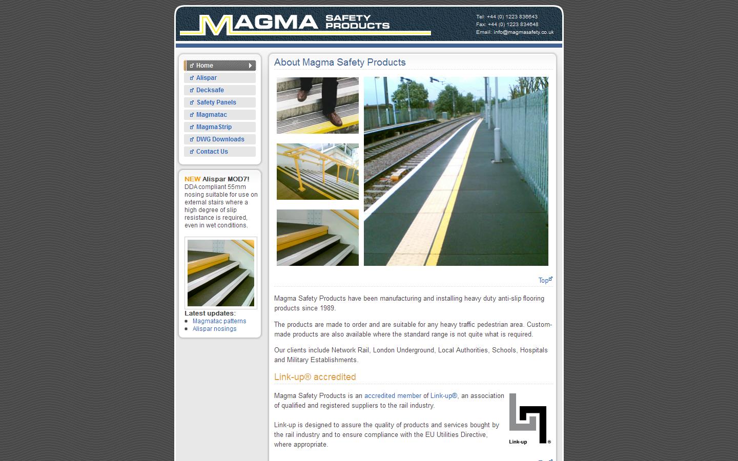 Magma Safety Products Ltd Website