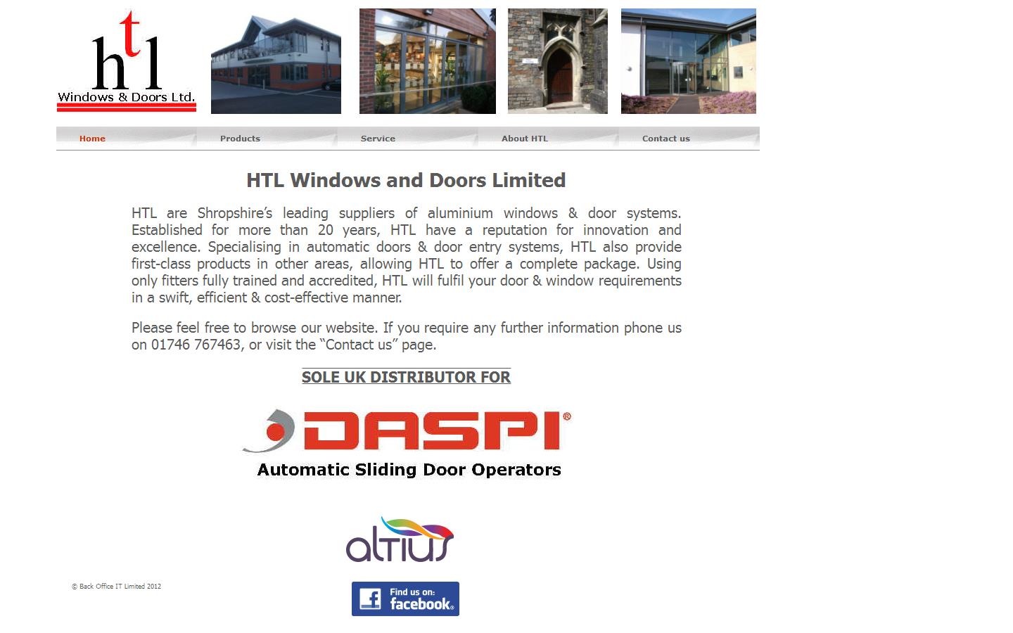 HTL Windows & Doors Ltd Website