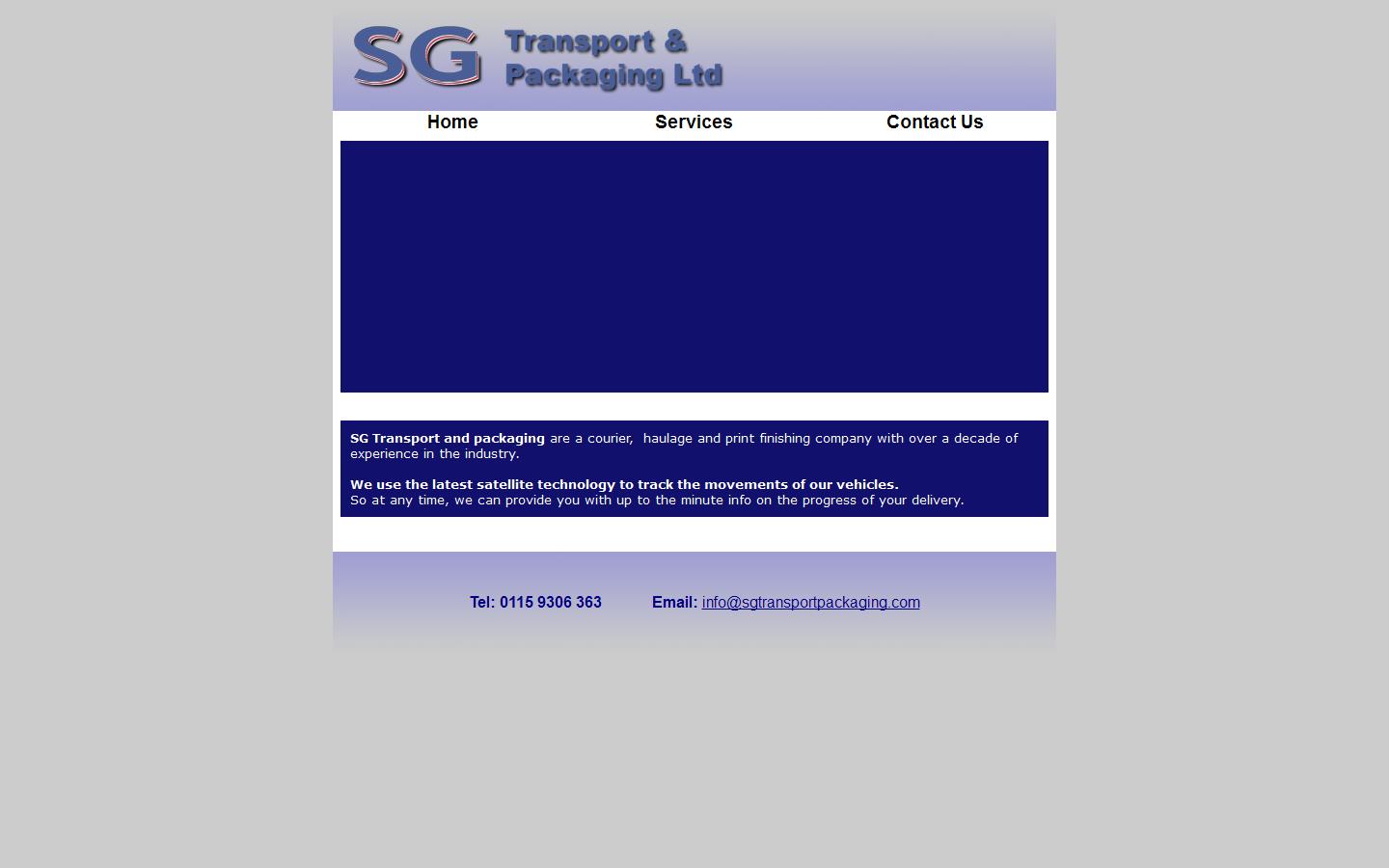 S G Transport & Packaging Ltd Website