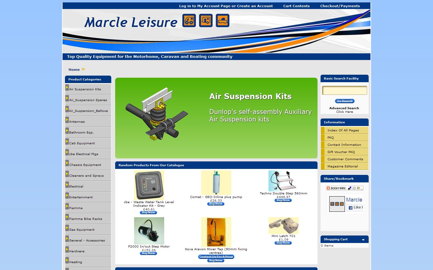 Marcle Leisure Website