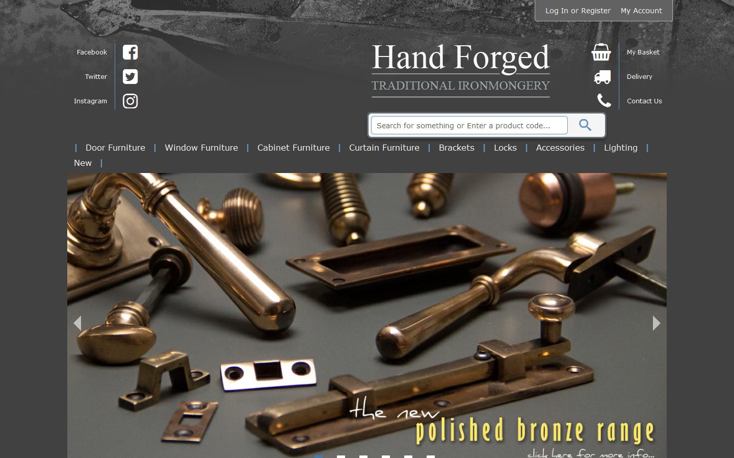 Hand Forged Website