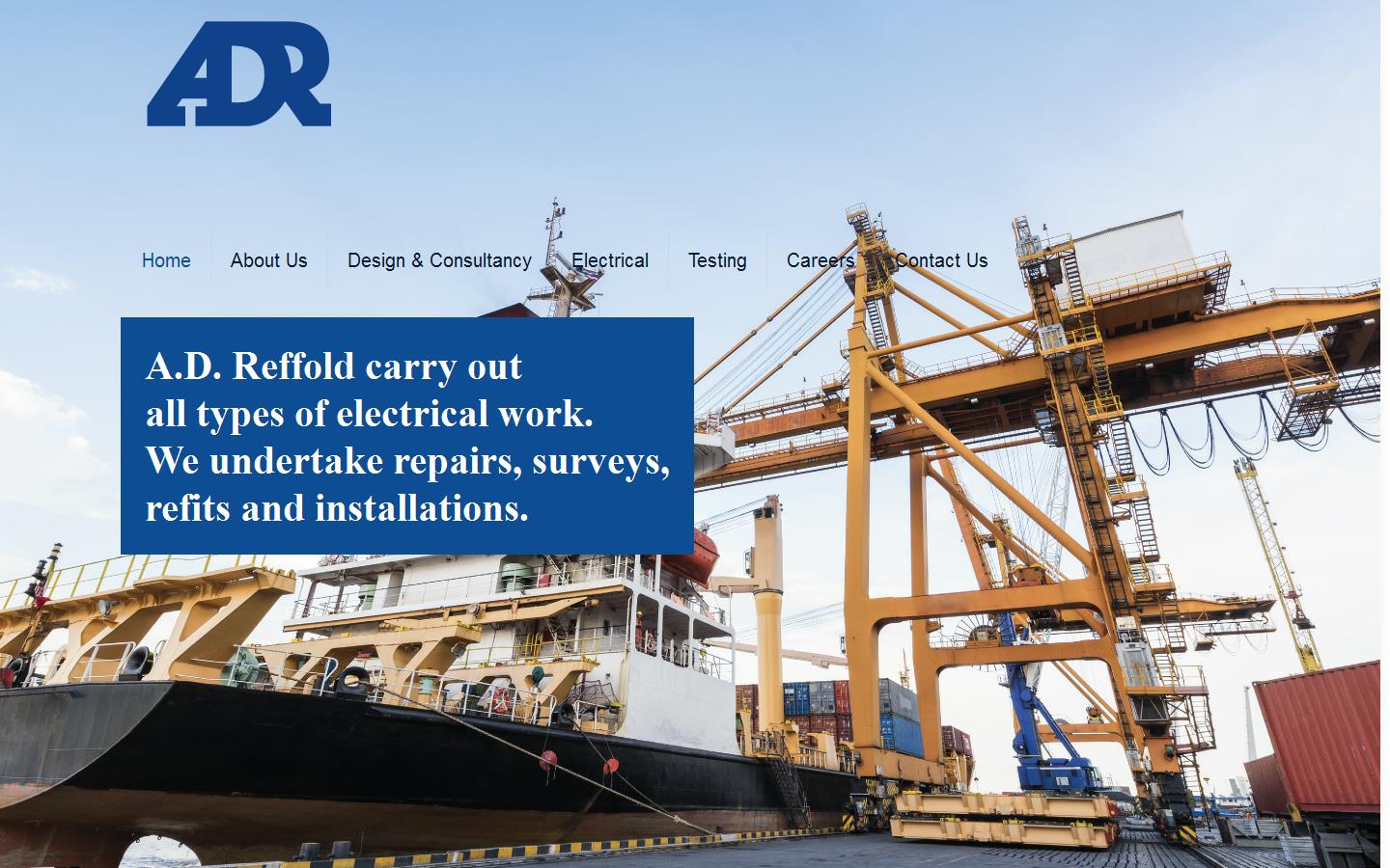 A D Reffold Electrical Ltd Website