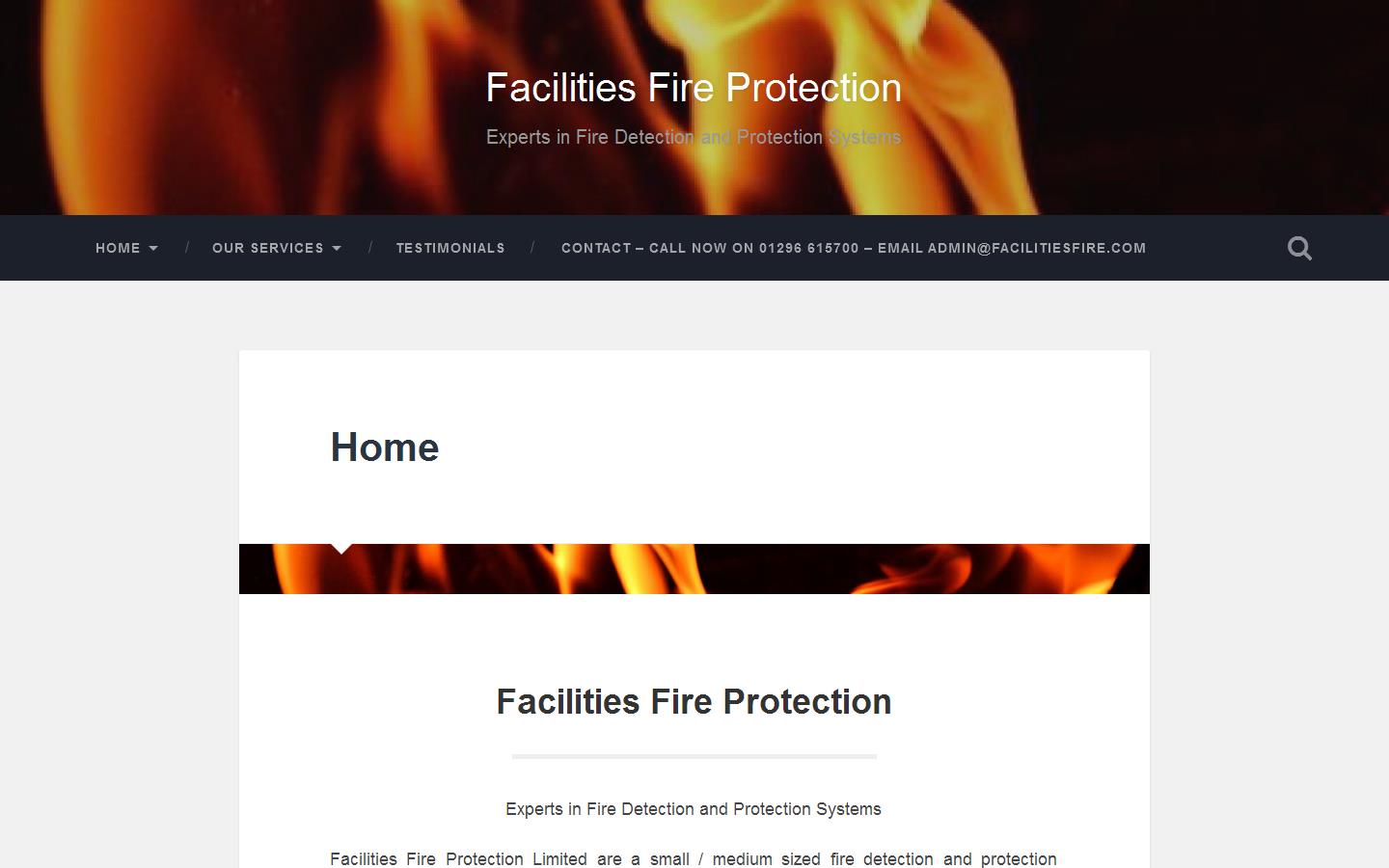Facilities Fire Protection Website