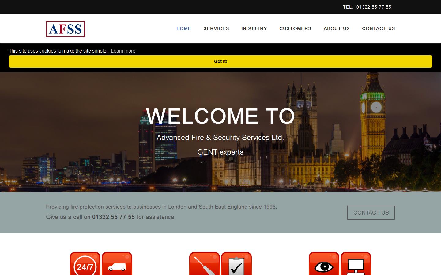 Advanced Fire & Security Services Ltd Website