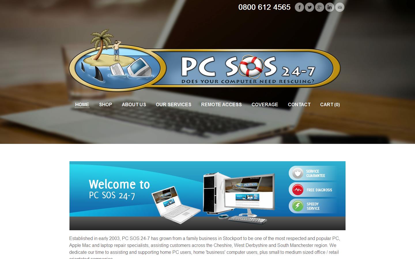 P C S O S 24 7 Website