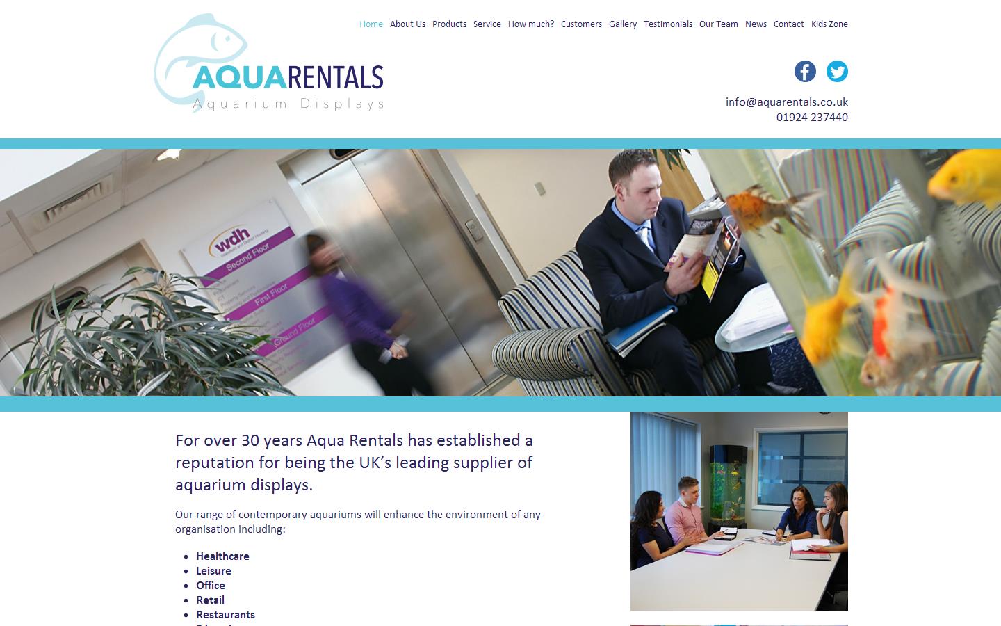 Aqua Rentals Website