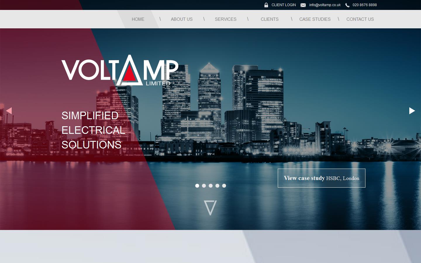Voltamp Ltd Website