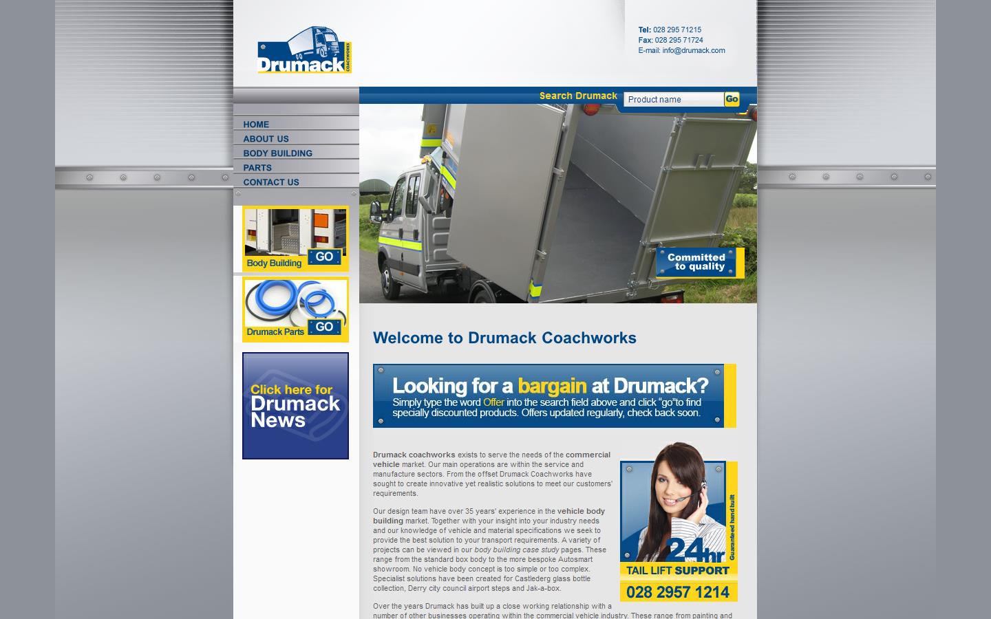 Drumack Coachworks Website