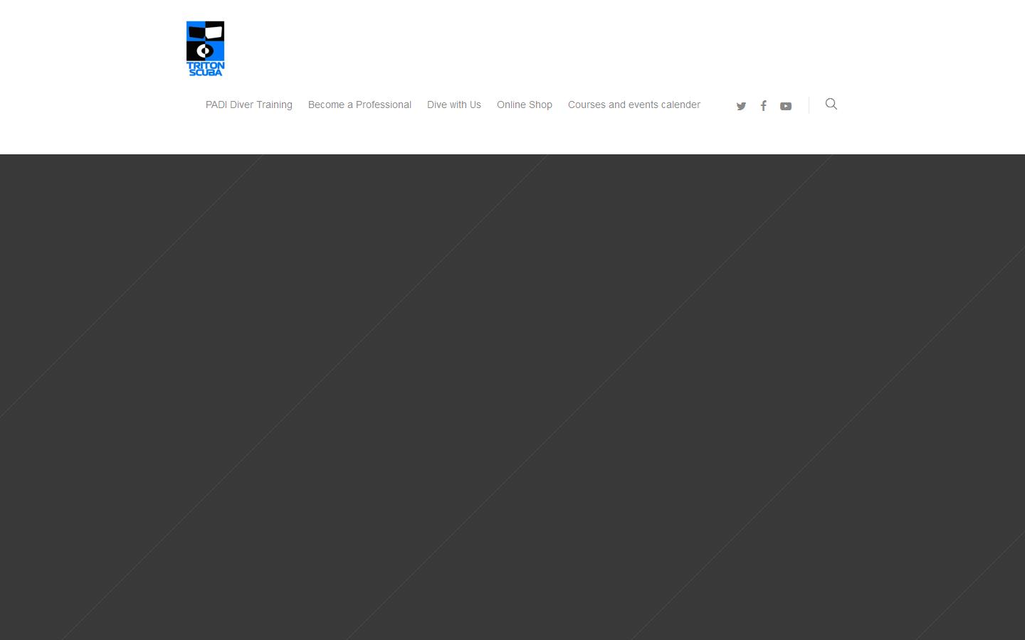 Triton Scuba Website