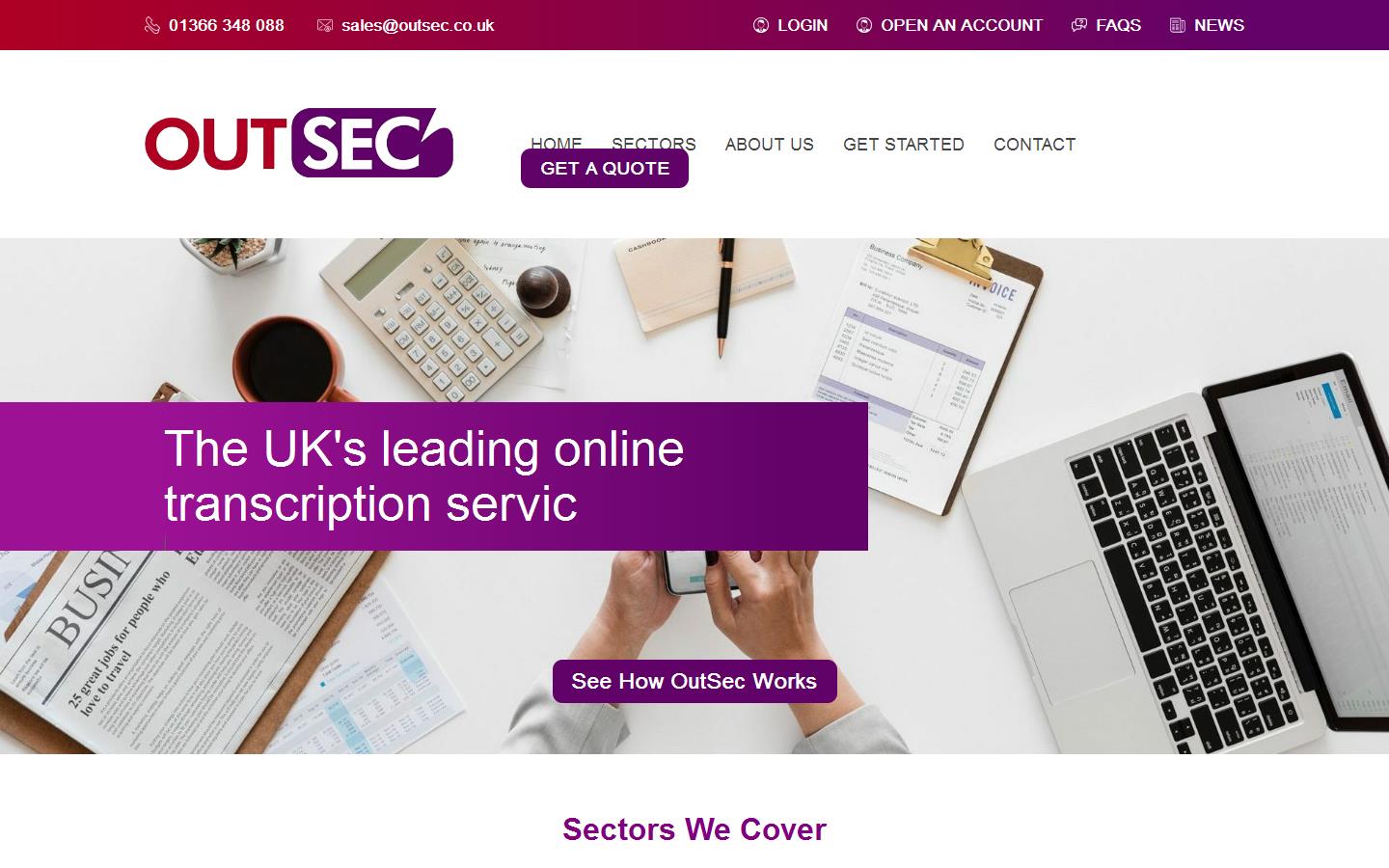Outsec Website