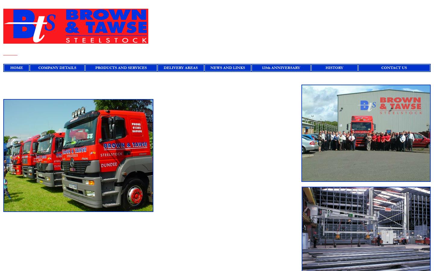 Brown & Tawse Steelstock Website