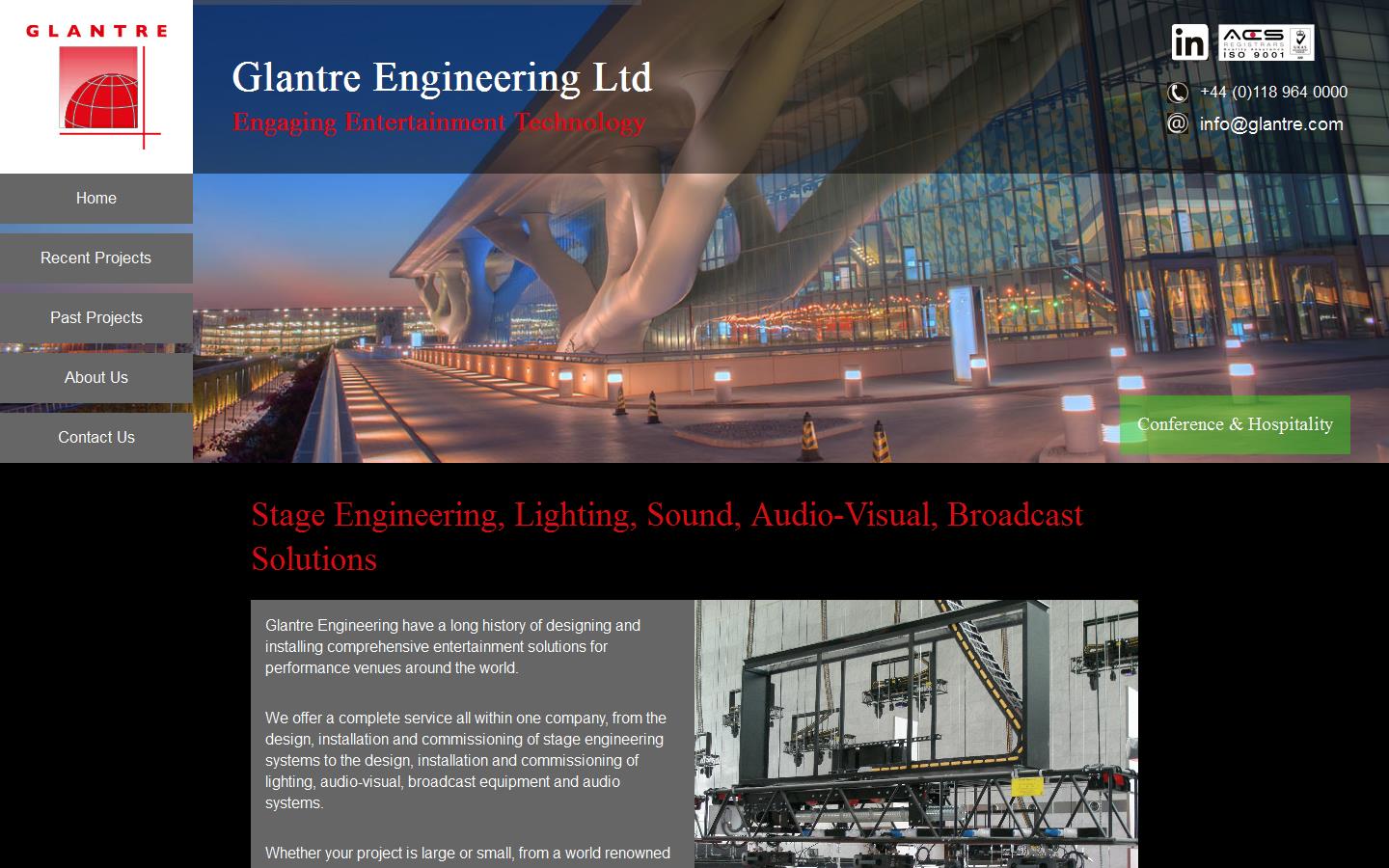 Glantre Engineering Ltd Website