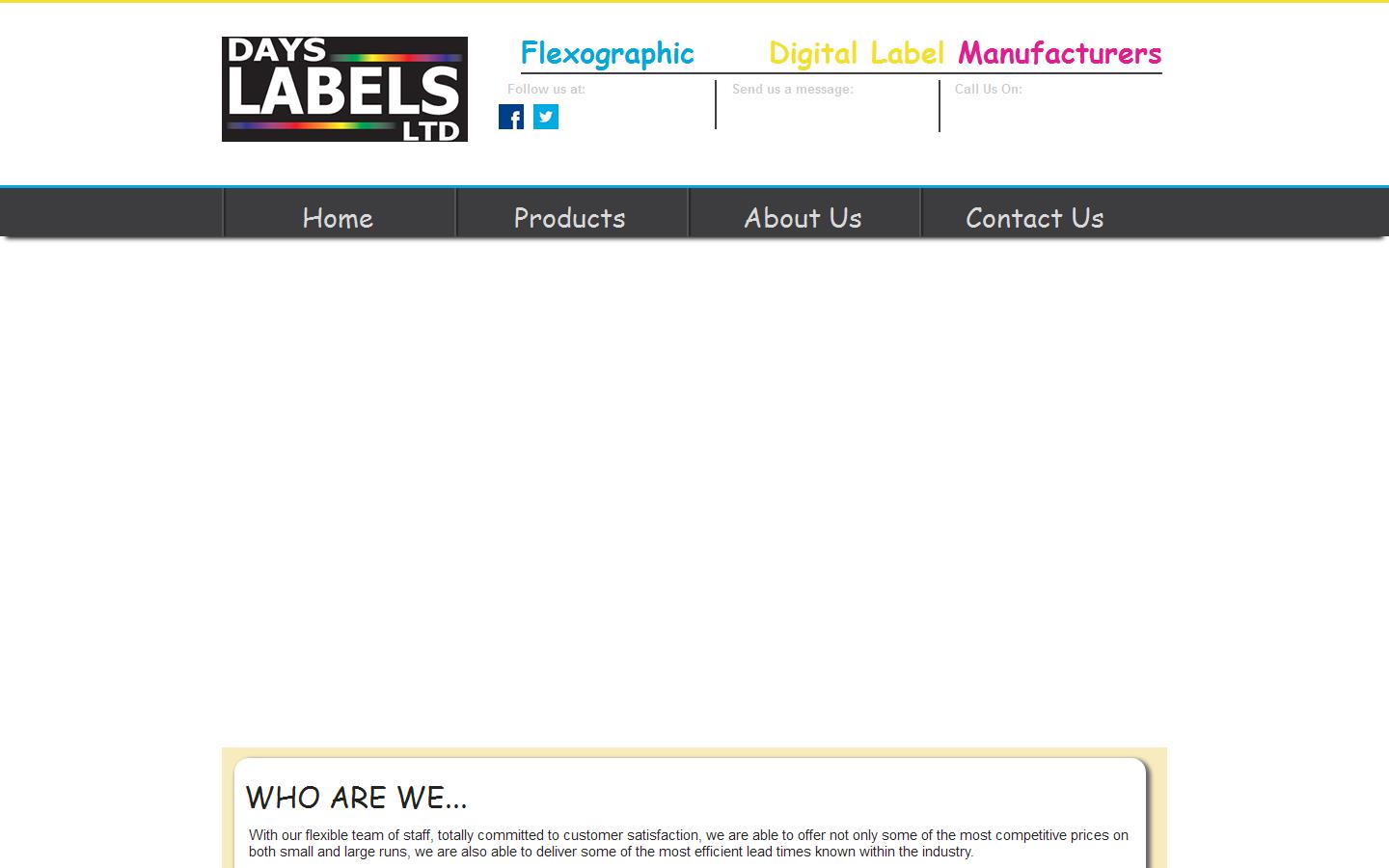 Days Labels Ltd Website