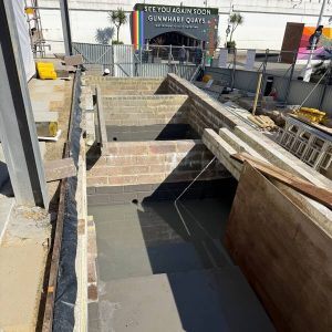 Replacing Failed Deck Waterproofing at Gunwharf Quays, Portsmouth
