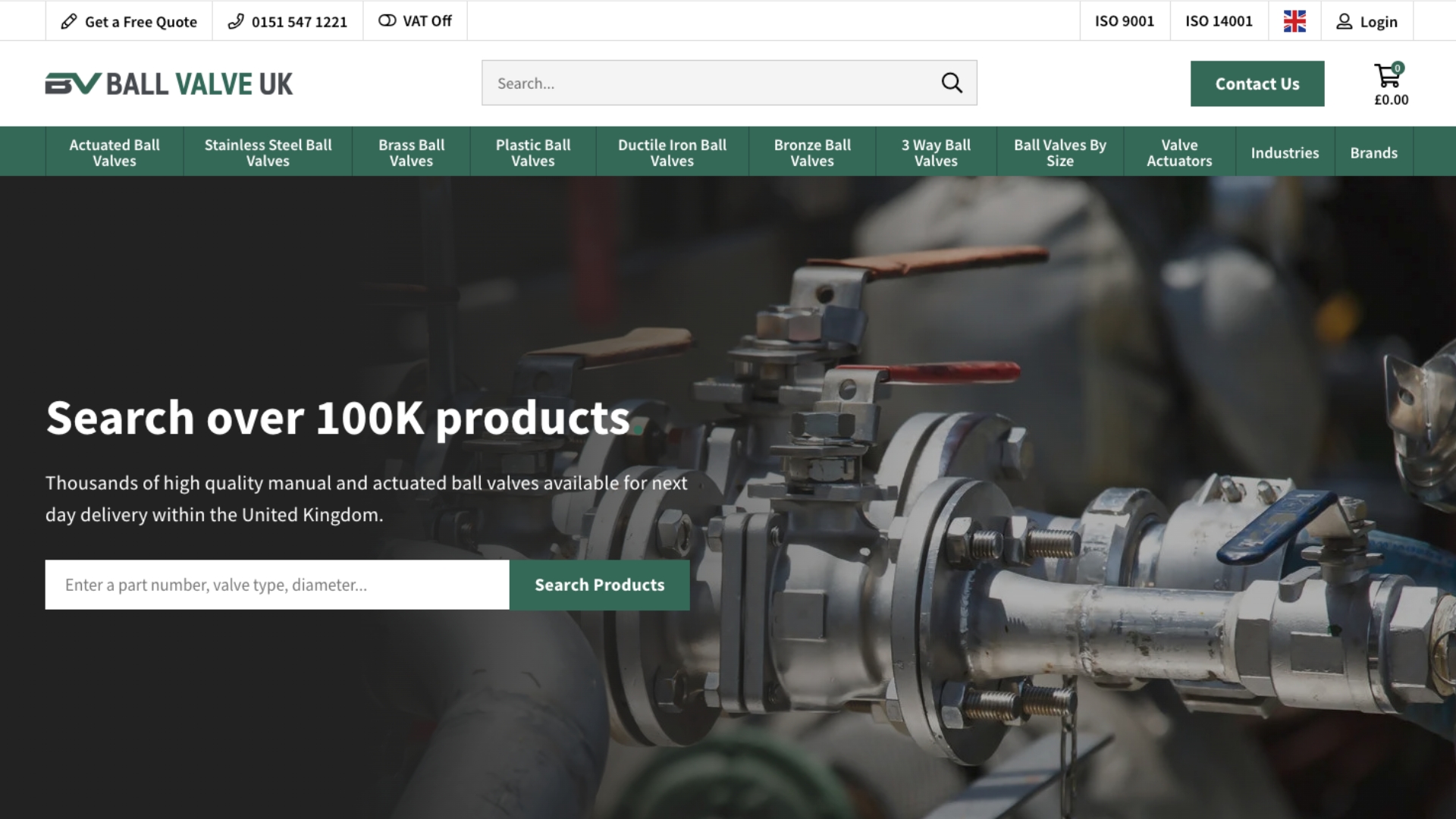 Ball Valve UK Website