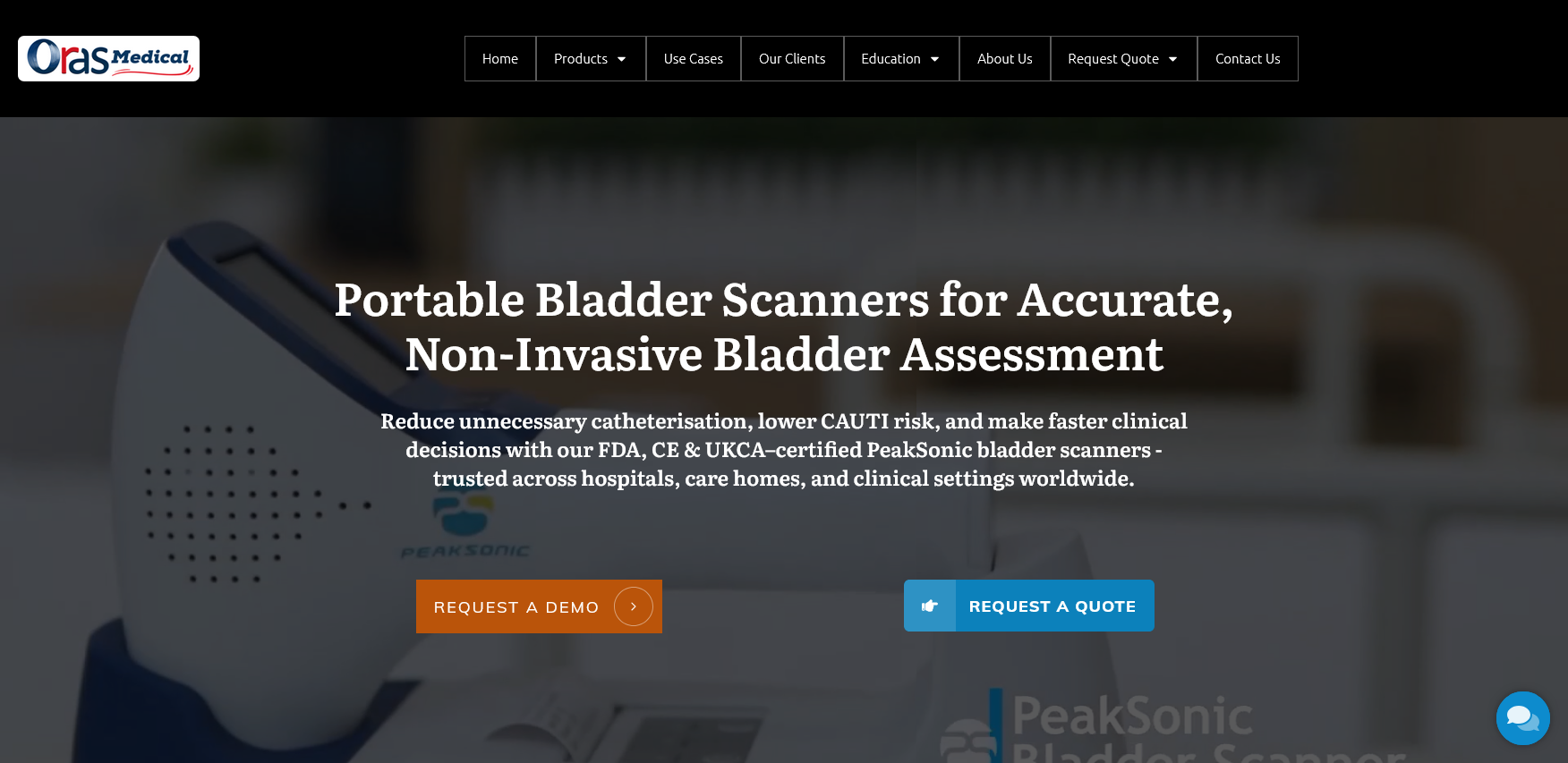 Oras Medical Website Screenshot 001