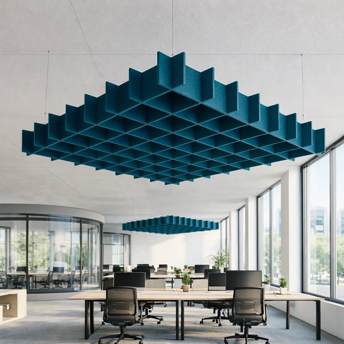 Ceiling Mounted Acoustic Baffles