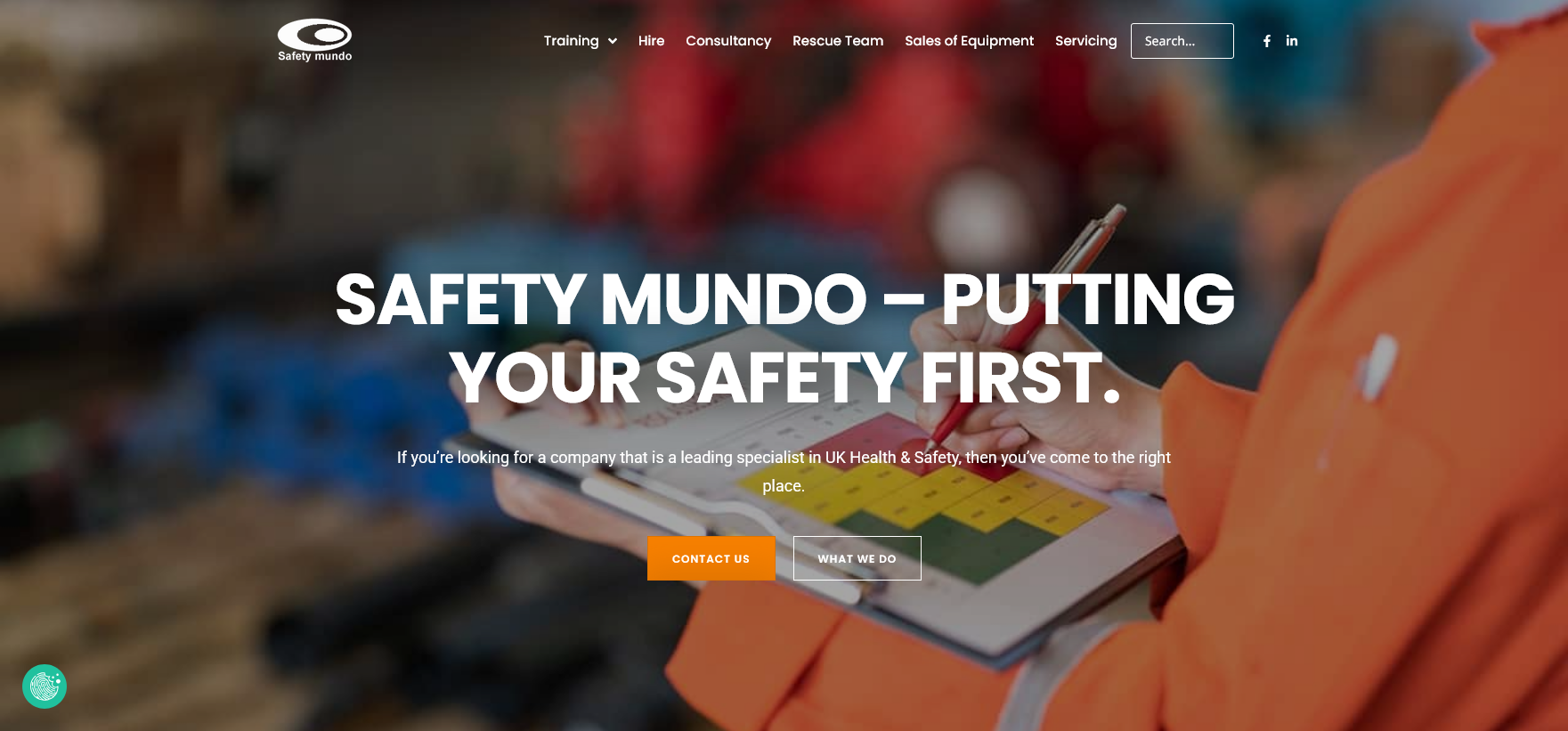 Safety Mundo Website Screenshot 001