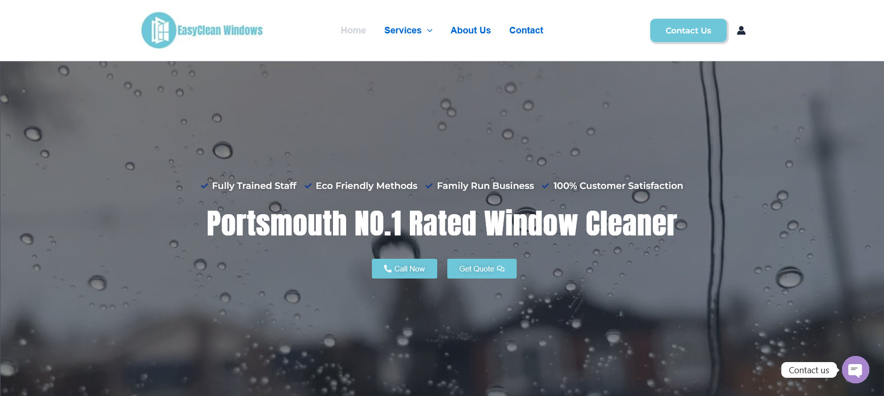 EasyClean Windows Website Screenshot 001
