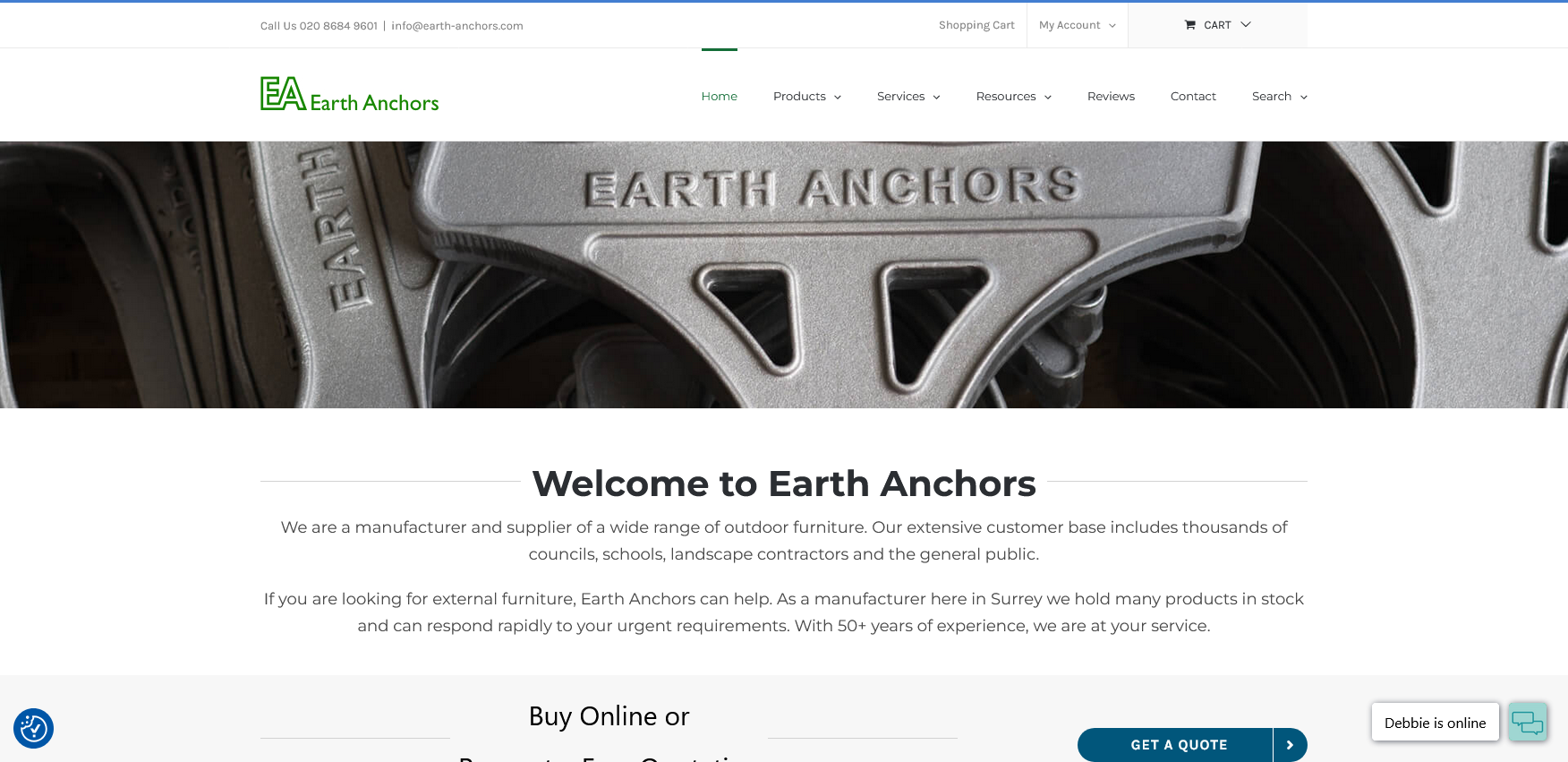 Earth Anchors Ltd Website